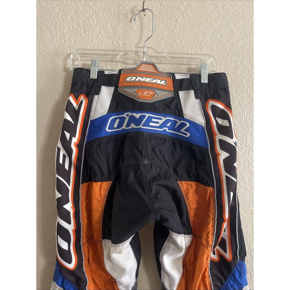 O'Neal Motocross Pants Men's 30" Black Blue & Orange - Picture 9 of 13